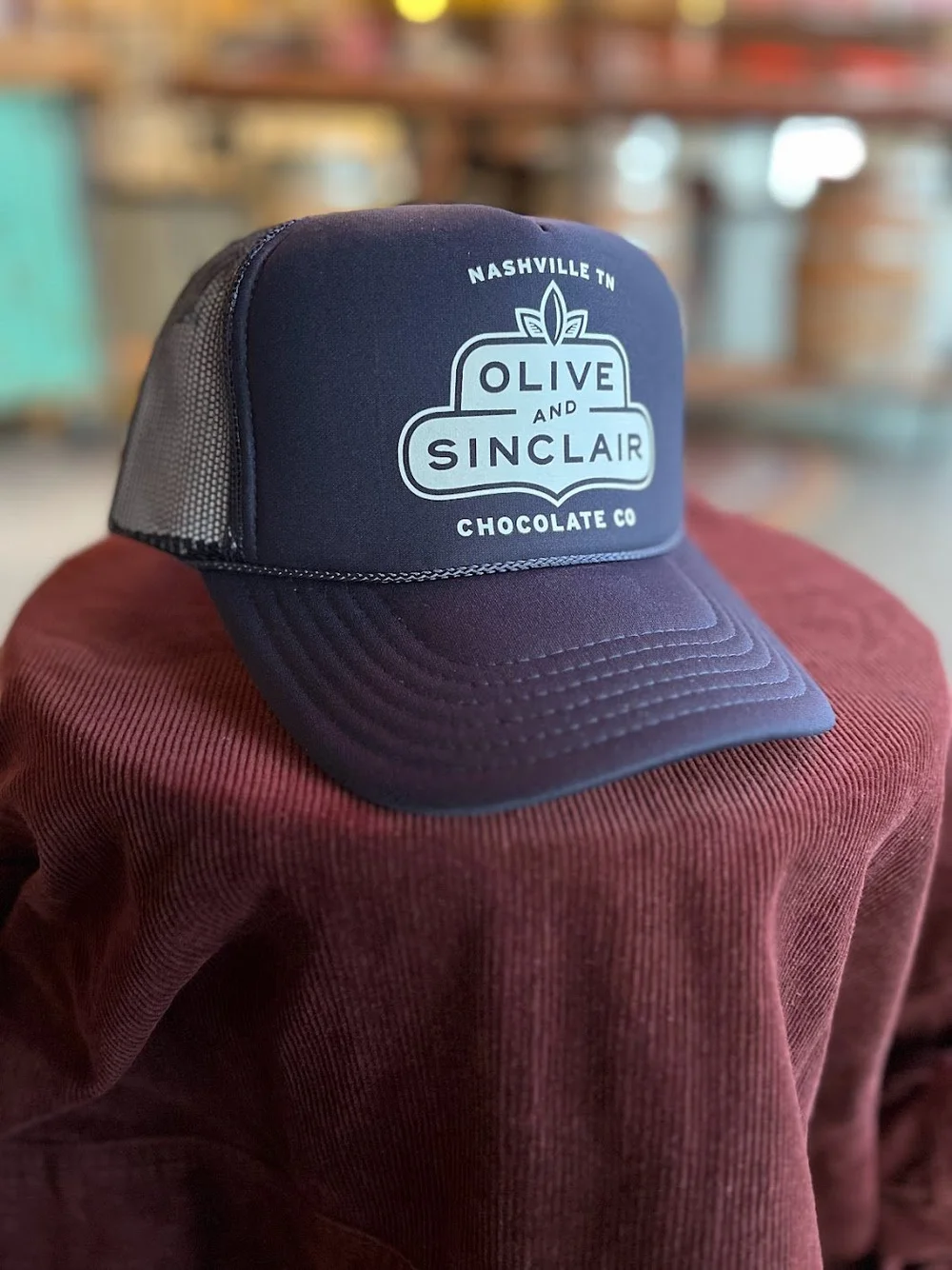 Olive and Sinclair Trucker Hat — Olive & Sinclair Chocolate Co